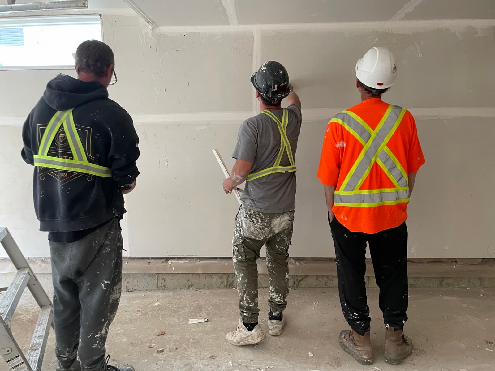 The Killen Interiors crew on site in Edmonton
